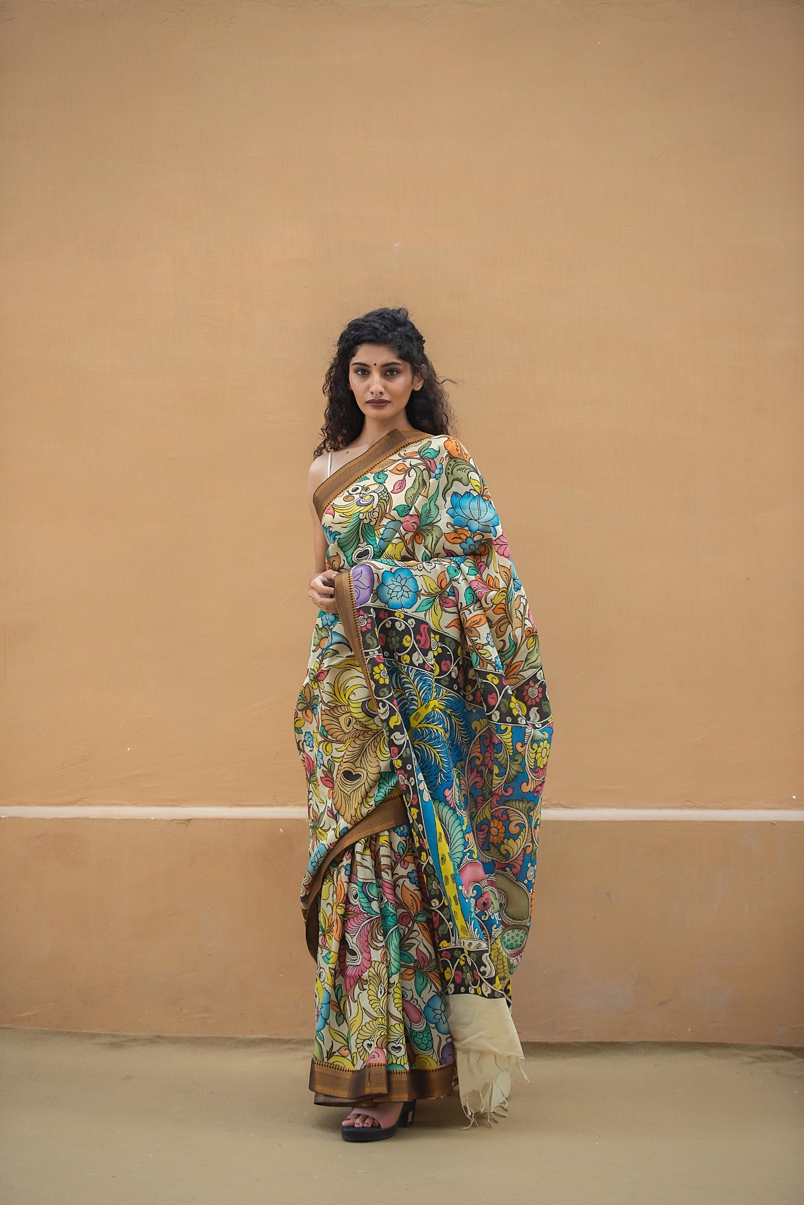 Hand Printed Saree SA505