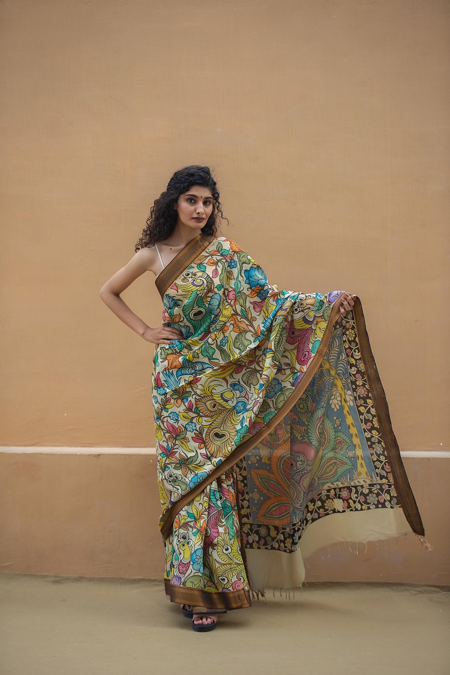 Hand Printed Saree SA505