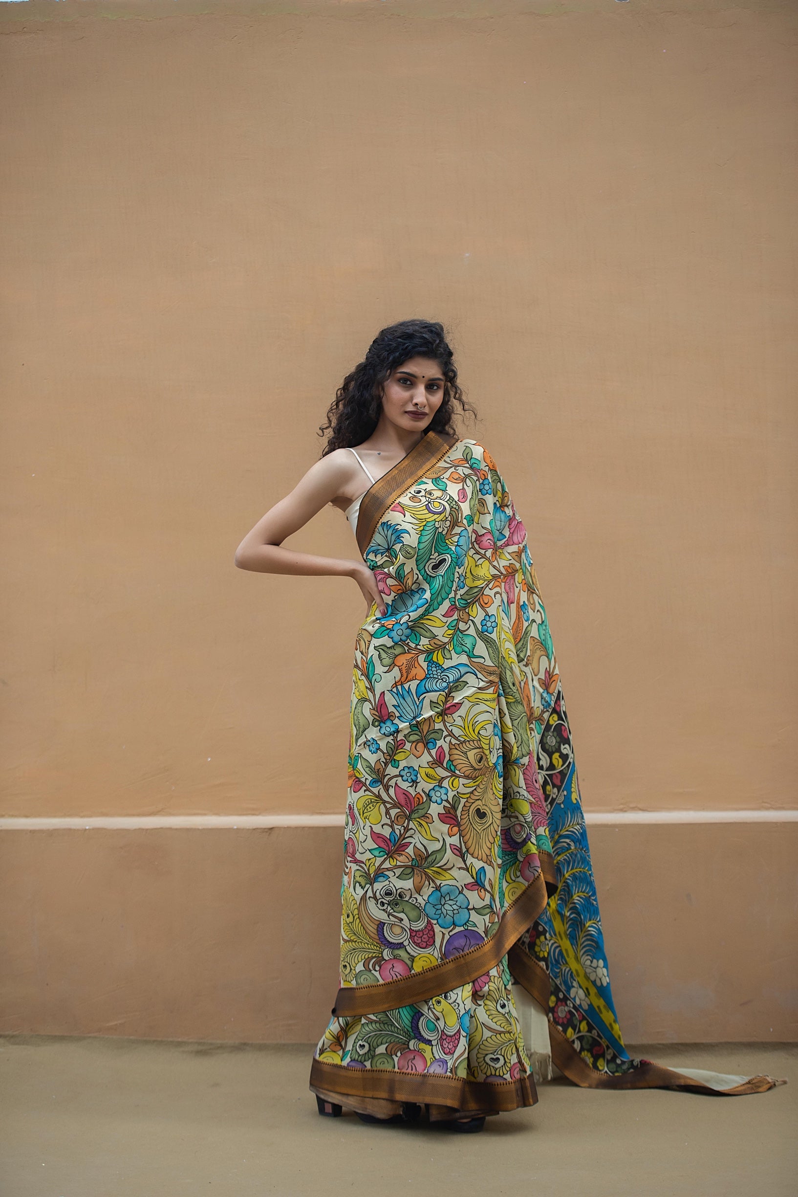 Hand Printed Saree SA505