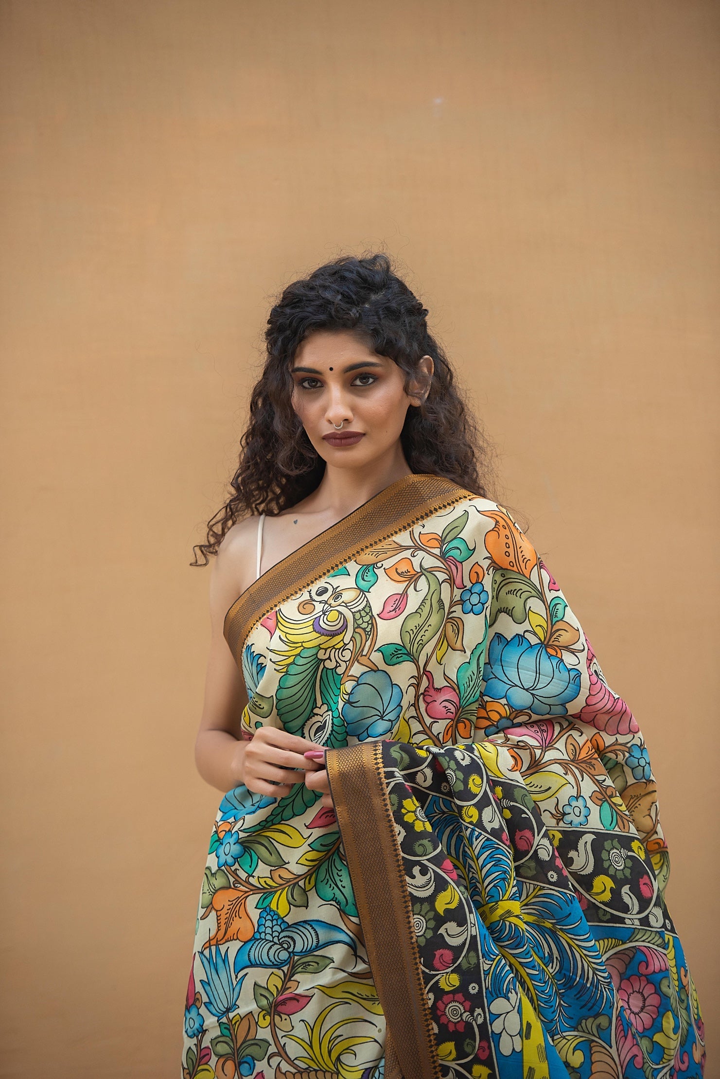 Hand Printed Saree SA505