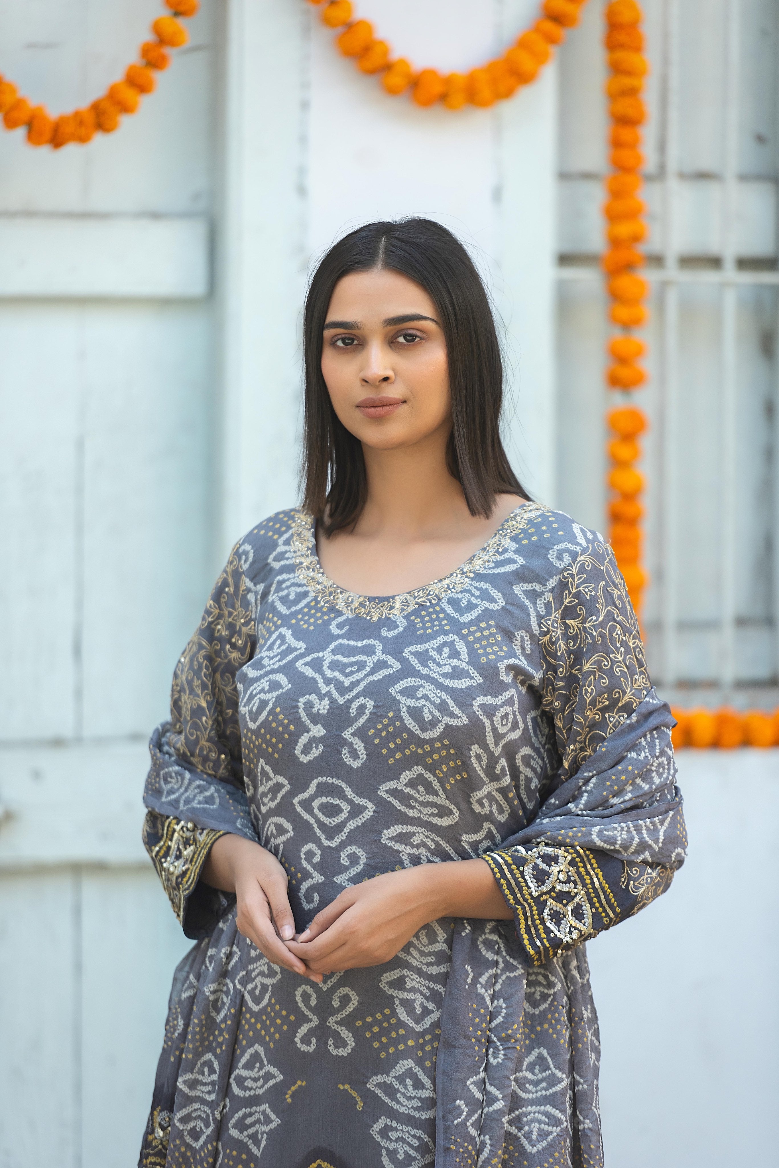 Bandhej 3 piece suit | SP 027